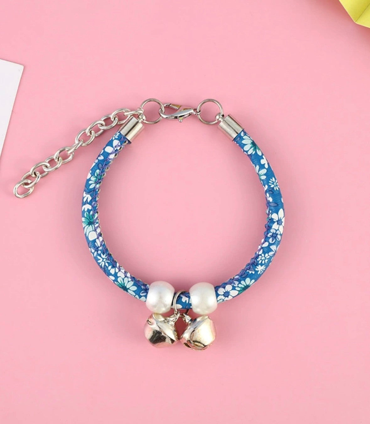 Blue Blossom Bell Cat Collar