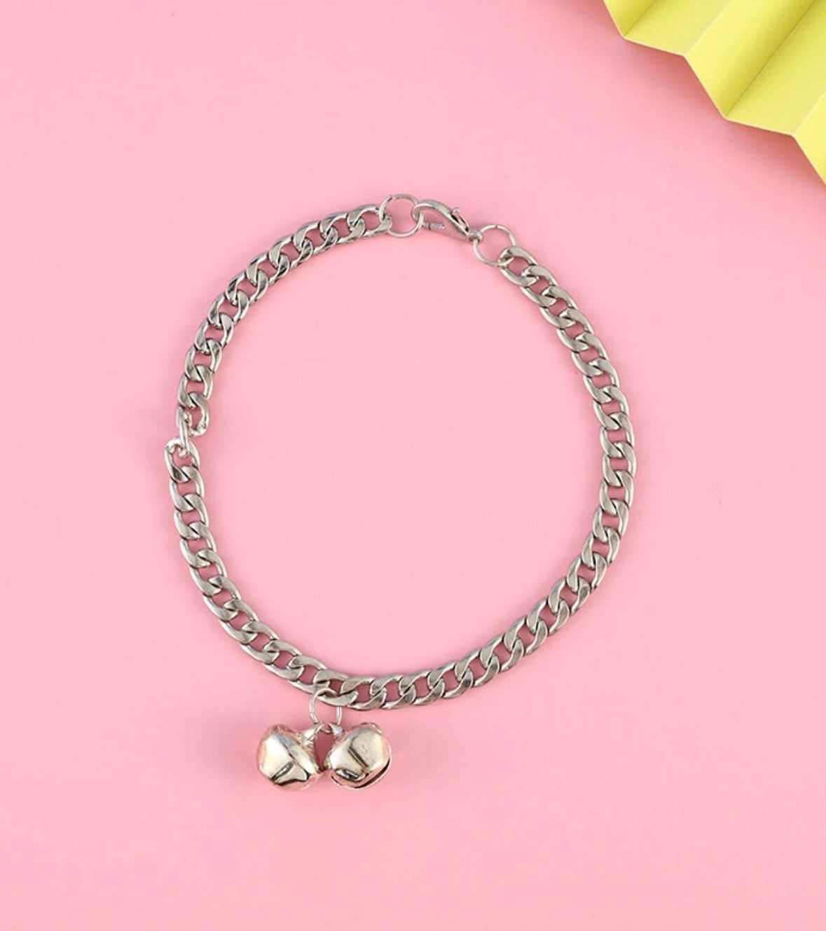 Silver Purr Chain Collar